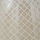 A & B Home Brown/Gold Luster Cross Cut Candle Holder-2