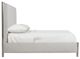 Bernhardt Modulum Stainless Steel/White King Panel Bed-2