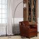 Uttermost Revere Gold Curved Floor Lamp-2