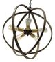 YHD Taos Western Bronze 5-Light Chandelier-1