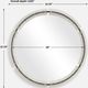 Uttermost® Crystalline Black Round Mirror-3