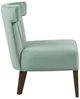 Olliix by Madison Park Grafton Blue Armless Accent Lounge Chair-3