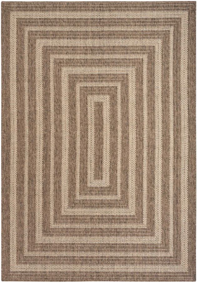 Nourison Home™ Tulum TLM04 Brown 5'x7' Style 3 Area Rug-0