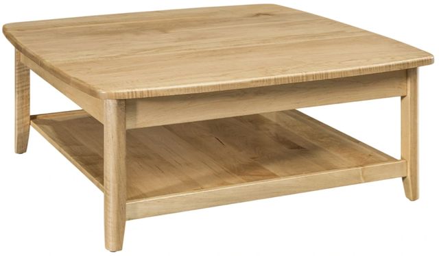Archbold Furniture Customizable Amish Essentials Carson Maple Square Coffee Table-0