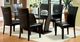 Furniture of America® Manhattan I Glass Top Rectangular Dining Table with Dark Cherry Base-1