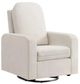 Furniture of America® Rovigo White Glider Swivel Chair-0