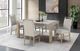 Global Furniture USA D1321 5-Piece Light Gray/White Dining Set-1