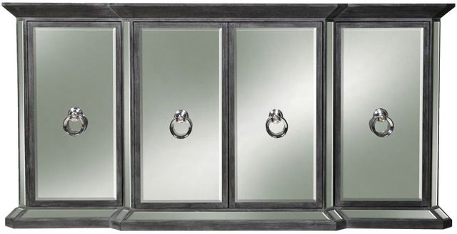 Harp & Finial® Crestmont Distressed Dark Gray Sideboard-0