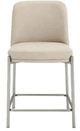 Modus Furniture Crossroads 2.0 Dion Brushed Nickel/Camel Upholstered Counter Stool-1