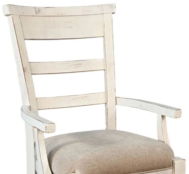 Sunny Designs™ Marina Beige/White Sand Dining Arm Chair-3