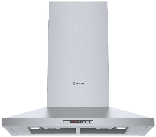 Bosch® 300 Series 24" Stainless Steel Pyramid Wall Mounted Range Hood-0