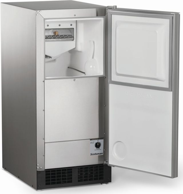 Scotsman® Legacy 15" 30 lb. Stainless Steel Ice Maker with Drain Pump  -3