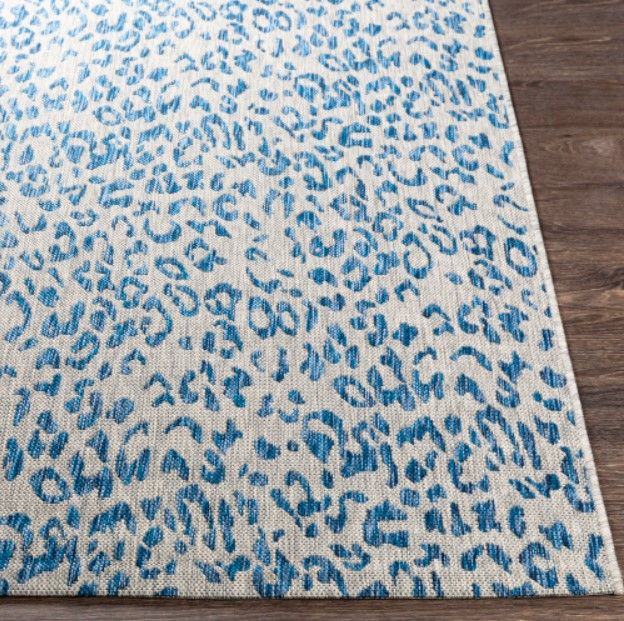 Surya Eagean Light Gray/Navy 4'x6' Area Rug-1