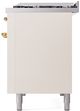 Ilve® Nostalgie II Series 48" Antique White Pro Style Dual Fuel Range-4