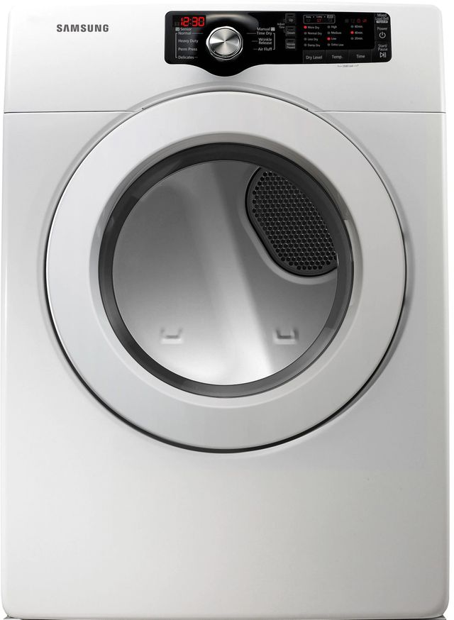 Samsung 7.3 Cu. Ft. White Front Load Electric Dryer-0