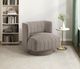Homelegance® Joyce Taupe Swivel Chair-1