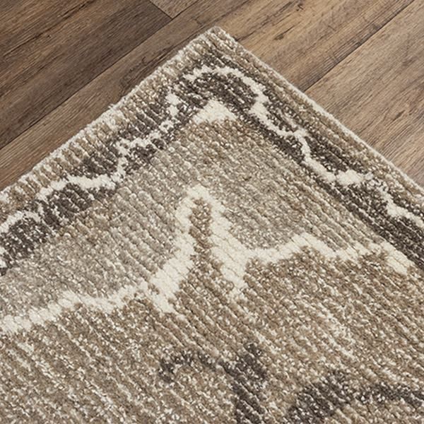 Rizzy Home Serena Brown 5'x8' Rectangular Rug-2