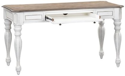Liberty Furniture Magnolia Manor Antique White Lift Top Writing Desk