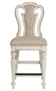 Liberty Furniture Magnolia Manor 5-Piece Antique White/Weathered Bark Gathering Dining Table Set-3