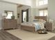 Vaughan-Bassett Laurel Weathered Grey Queen Gilchrist Poster Bed-2
