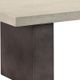 Armen Living Abbey Light Gray Dining Table with Silver Grey Base -2
