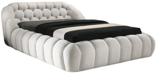 Furniture of America® Newquay White Queen Panel Bed-0