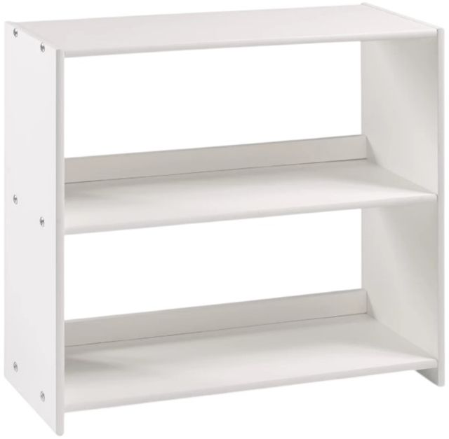 Donco Kids Louver White Youth Small Bookcase-0