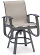 Telescope Casual Belle Isle Sling Bar Height Swivel Arm Chair-0