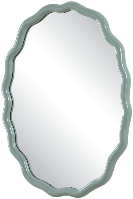 Uttermost® Isly Robin's Egg Blue Oval Mirror-3