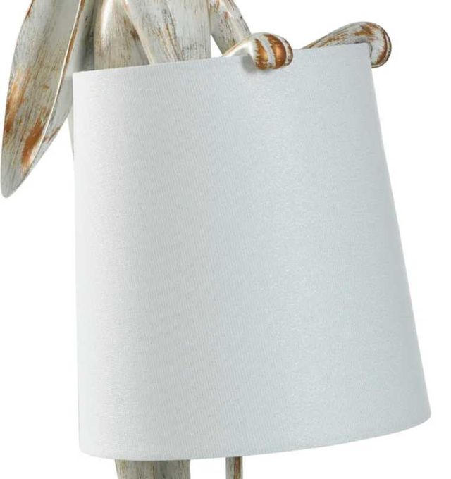 Stylecraft Malta Cream/White Accent Desk Lamp-4