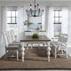 Liberty Furniture River Place 6-Piece Gray/Riverstone White/Tobacco Rectangular Dining Set-1