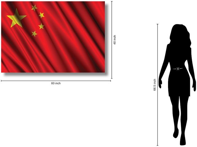 Classy Living Wordly Chinese Flag Wall Art-2