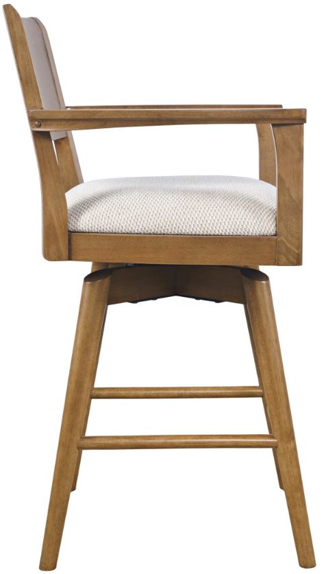 Jofran Inc. Axis Sable Panel Back Swivel Counter Stool-4
