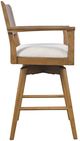 Jofran Inc. Axis Sable Panel Back Swivel Counter Stool-4