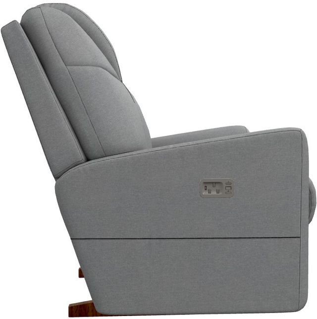 La-Z-Boy® Sparrow Bluestone Power Rocking Recliner with Headrest and Lumbar-2