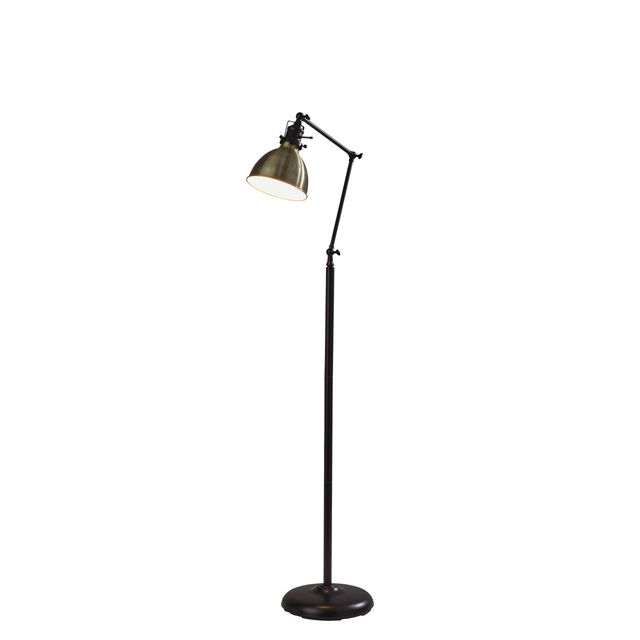 Adesso® Alden Antique Bronze Floor Lamp-0