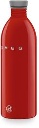 Smeg Retro-style 1000 ml Red Non Insulated Bottle-2