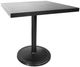 CabanaCoast® Customizable Monaco Aluminum 42" Outdoor Square Pedestal Bar Table-0