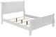 Coaster® Louis Philippe White Eastern King Sleigh Panel Bed-1