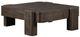 Steve Silver Co. Salina Espresso Square Coffee Table with Casters-0