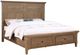 Steve Silver Co. Riverdale 4-Piece Driftwood Queen Storage Panel Bedroom Set-1