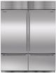 Sub-Zero® Classic Stainless Steel French Door Dual Refrigerator Door Panel Kit-0