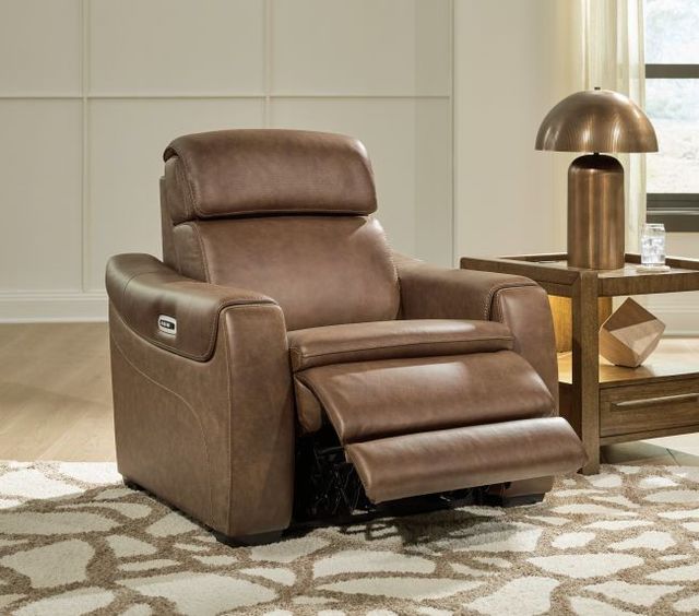 Signature Design by Ashley® Crowell Saddle Power Recliner with Adjustable Headrest-3
