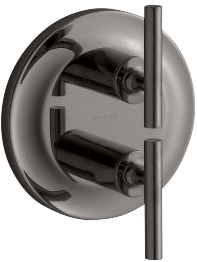 KOHLER® Purist® MasterShower® Vibrant Titanium Temperature and Volume Control Valve Trim-0