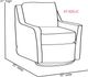 Fusion Furniture Elise Newton Spray Swivel Glider Chair-2