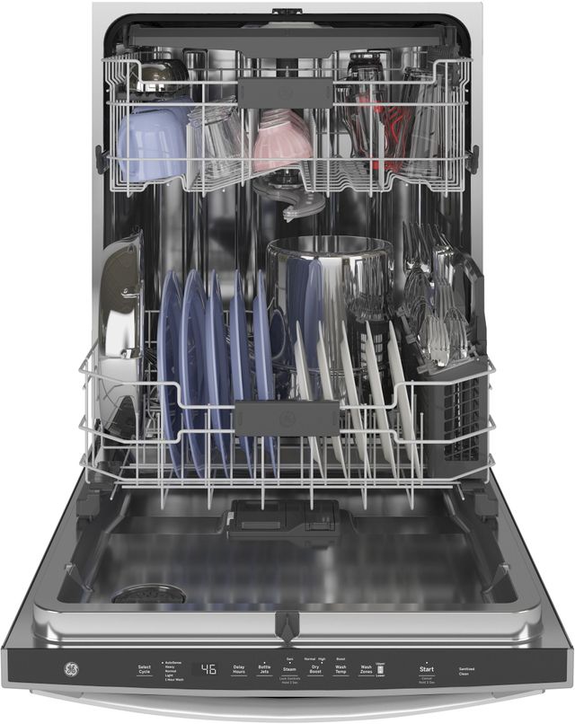 GE® 24" Fingerprint Resistant Stainless Steel Built In Dishwasher-2