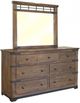 International Furniture Direct Parota Brown Dresser-3