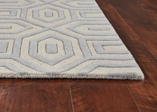 KAS Rugs Eternity Grey Escape 5'x8' Rug-2