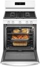 Whirlpool® 30" White Freestanding Gas Range-2