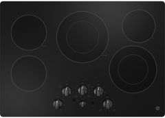 GE® 30" Black Built In Electric Cooktop